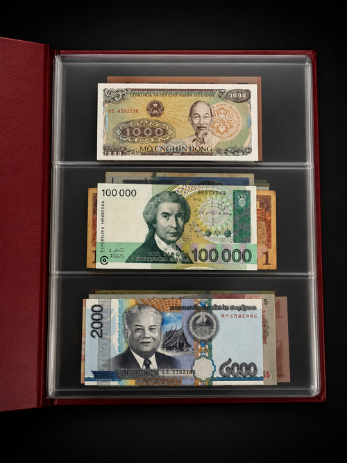 60 different currency album