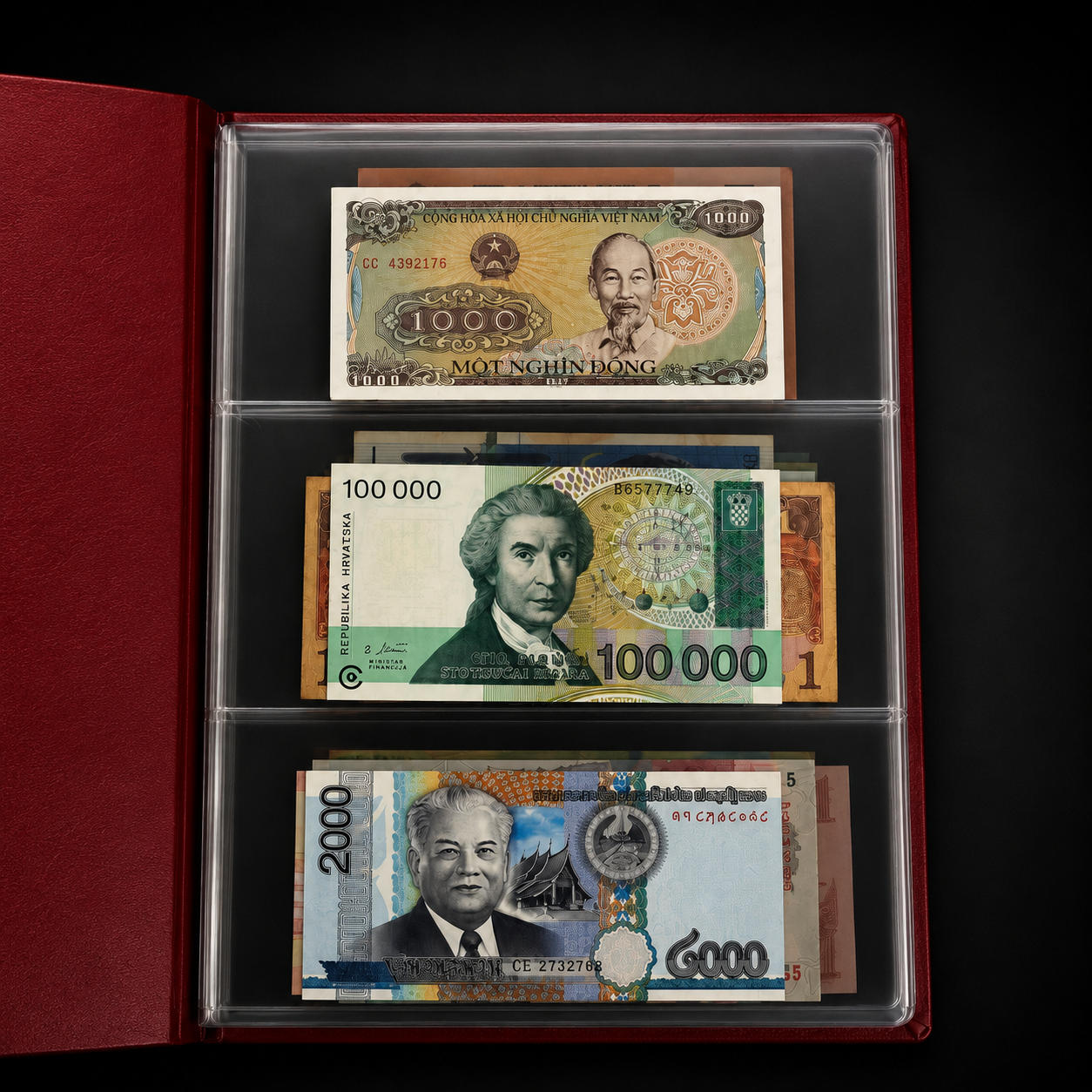 60 different currency album