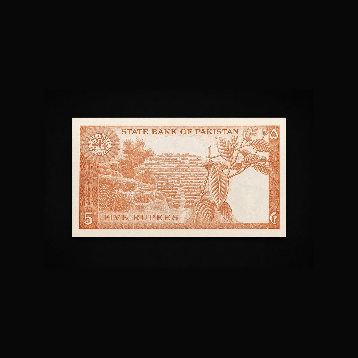 Pak old 5 rupees 1972-1978