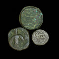 Lot of 3 different era coins
Mughal empire
Kushan empire
Medieval empire