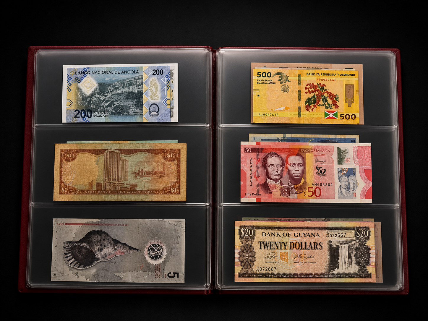 60 different currency album