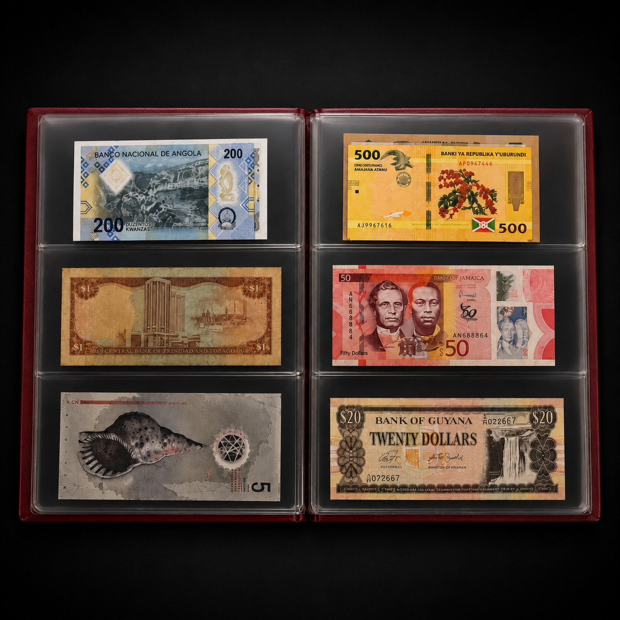 60 different currency album