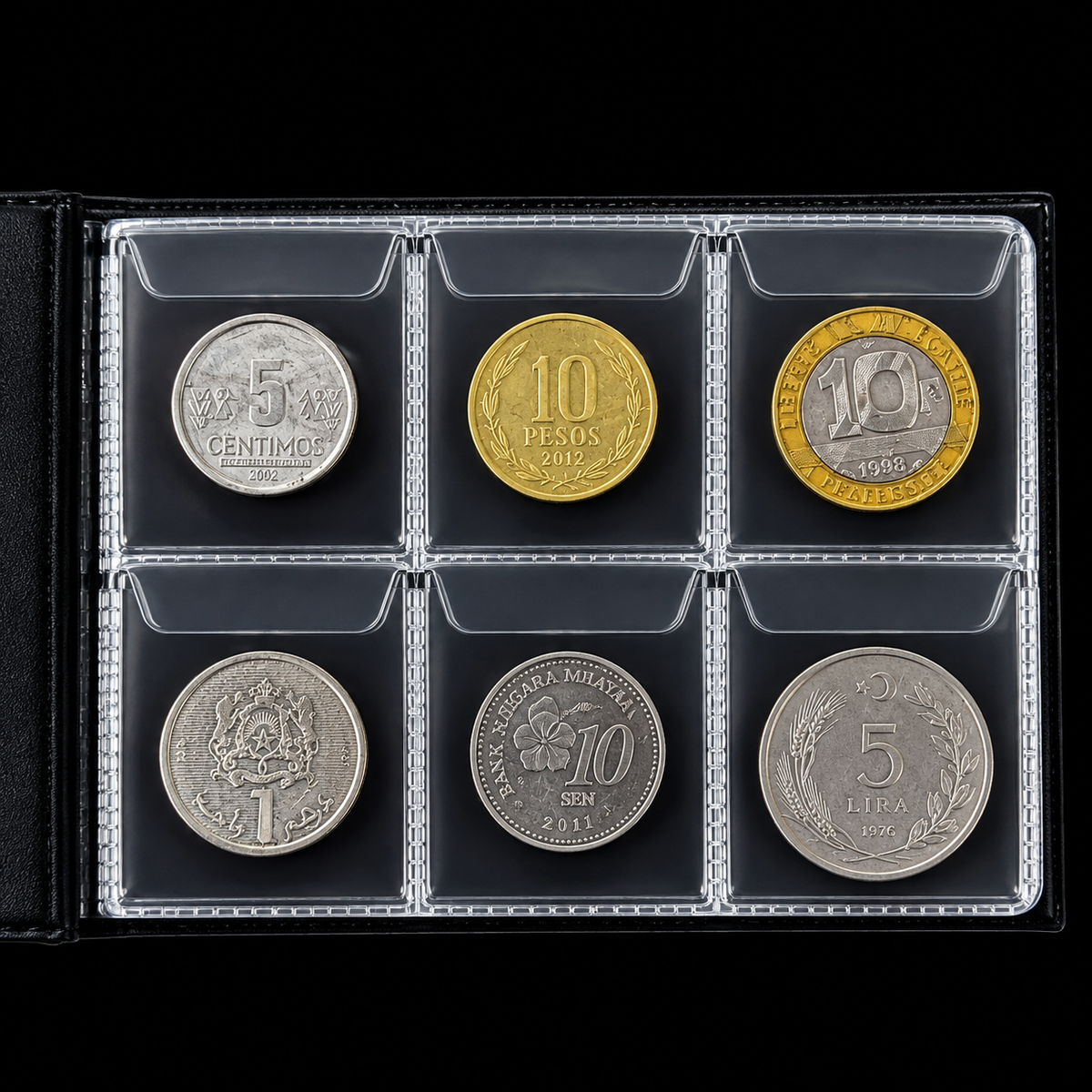 🌍 60 Different Countries Collection with Professional Coin Album