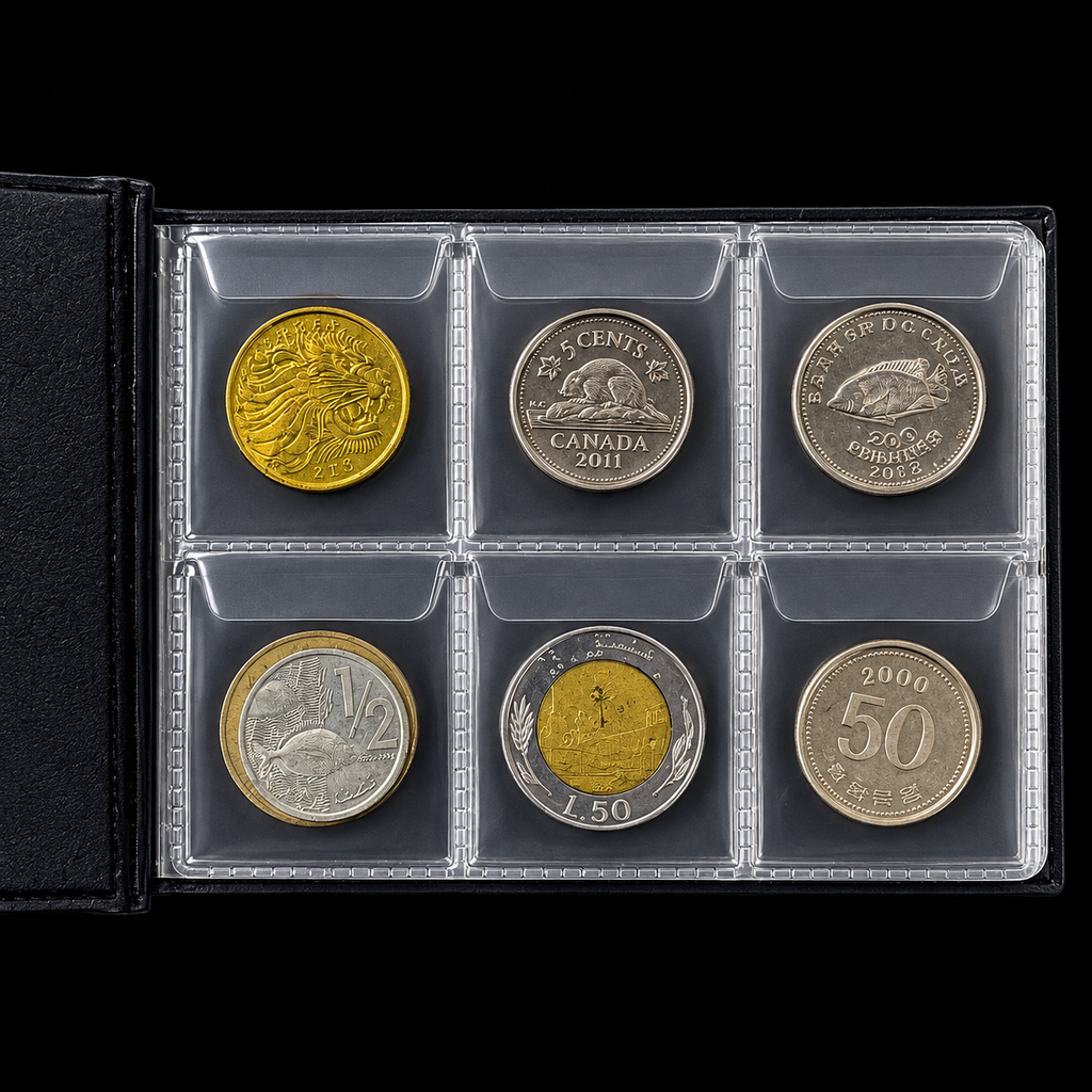 🌍 60 Different Countries Collection with Professional Coin Album